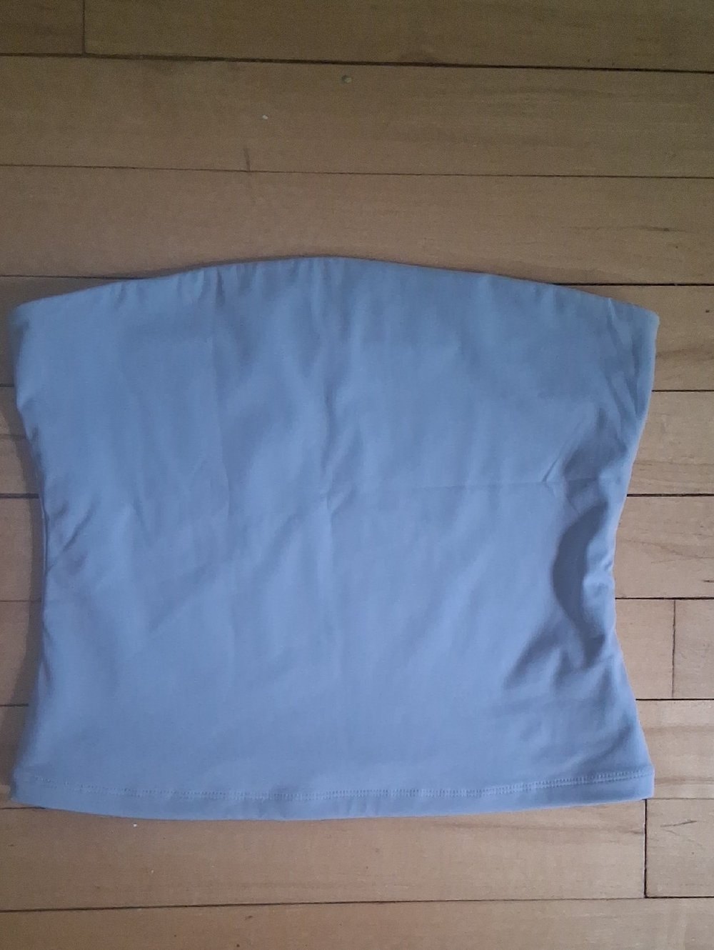 Cider Light Blue Strapless Tube Top